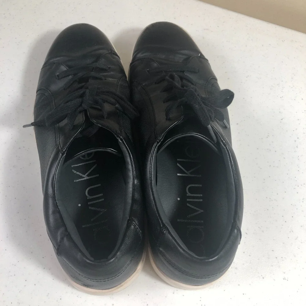 Calvin Klein Mens Sneakers‎ Size 11 US / EUR 44 Minimalist Athleisure Streetwear - Picture 3 of 5
